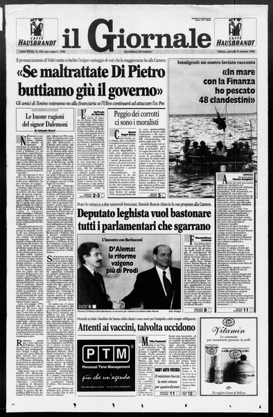 Il giornale : quotidiano del mattino